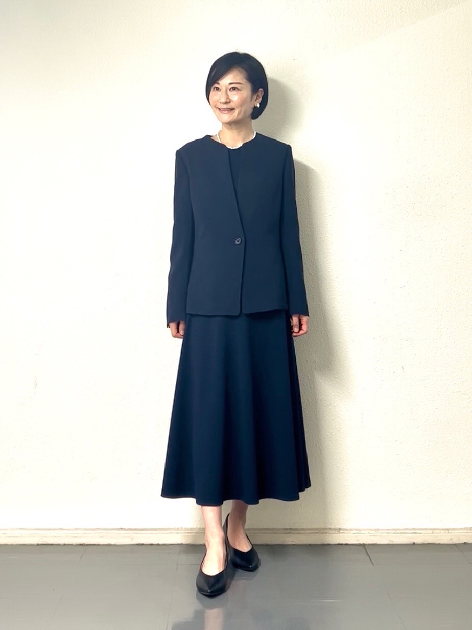 トリアセブレンドダブルジャケット、トリアセブレンドテーパードパンツ