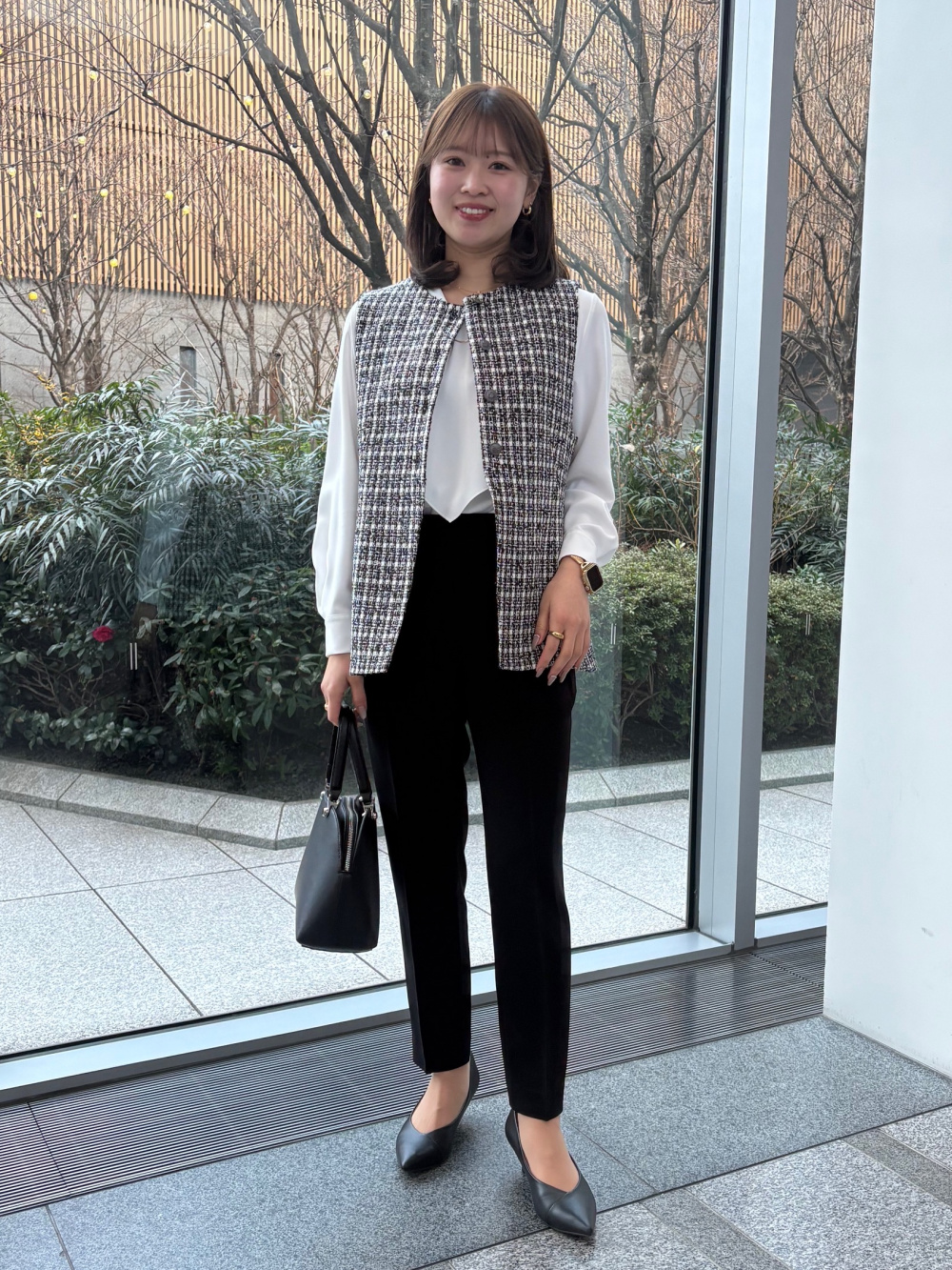 トリアセブレンドカラーレスジャケット、トリアセブレンドテーパード