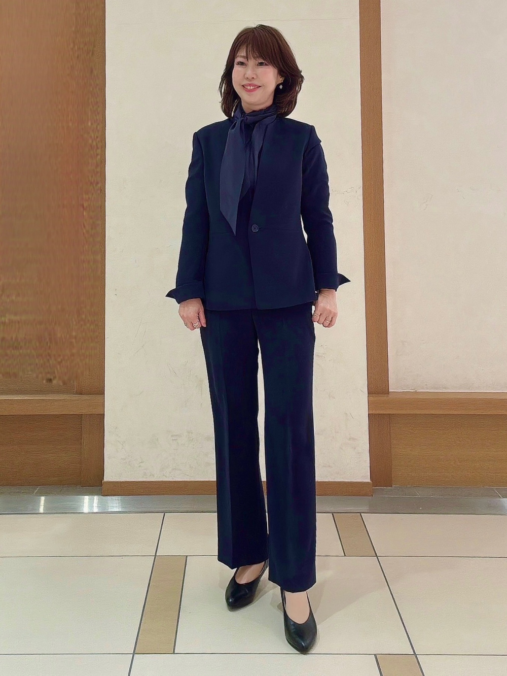 トリアセブレンドテーラードジャケット、トリアセブレンドストレート