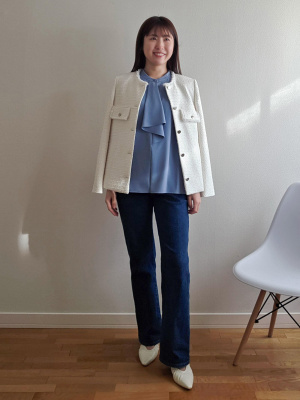 PLST(プラステ)公式 | ツイードペプラムジャケット