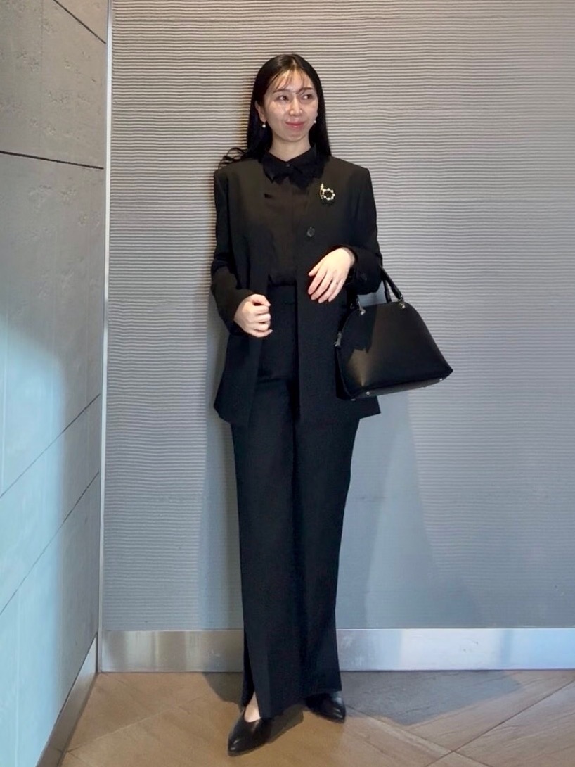 ライトサテンギャザーブラウス、ジョーゼットジャージージャンパー