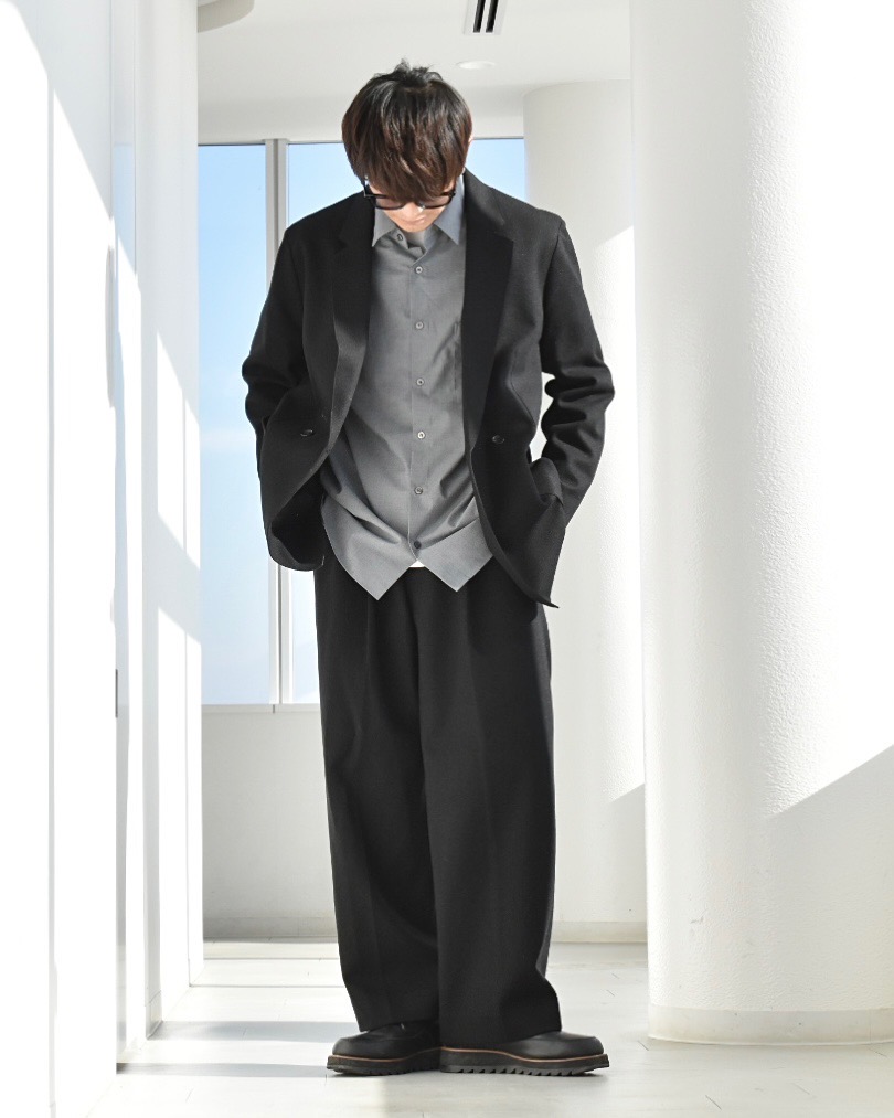 PLST テックストレッチダブルブレストジャケット 定価19000円 PLST(プラステ)公式 | テックストレッチダブルブレストジャケット(メンズ)
