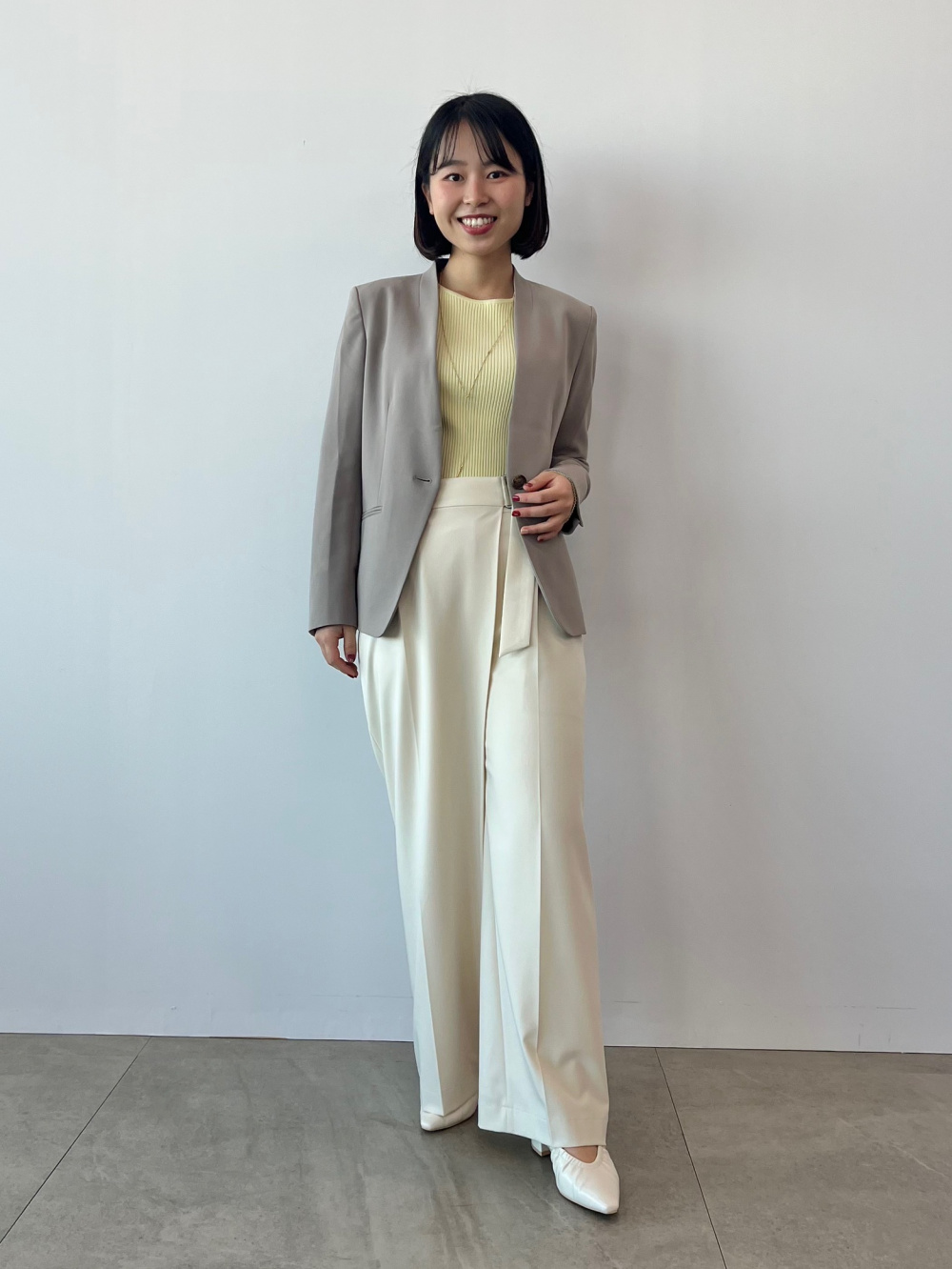 秋のジャケットコーデ