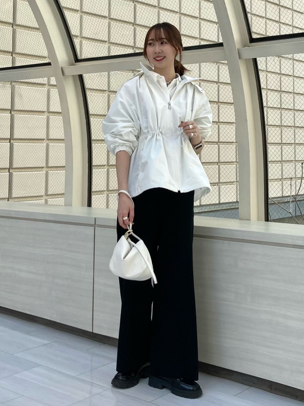 ブルゾンを使ったアクティブコーデ