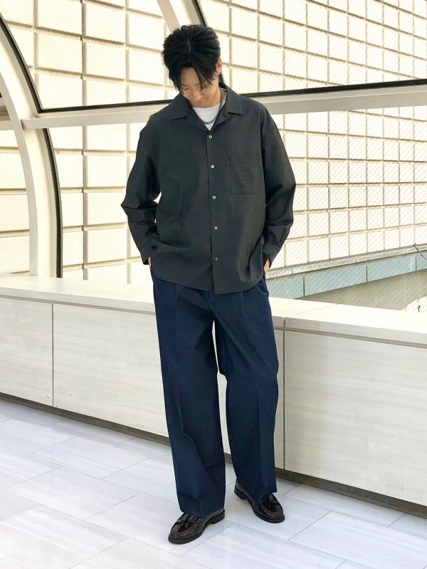 レビュー高評価】ハイパフォーマンスデニムワイドパンツ、ストレッチ