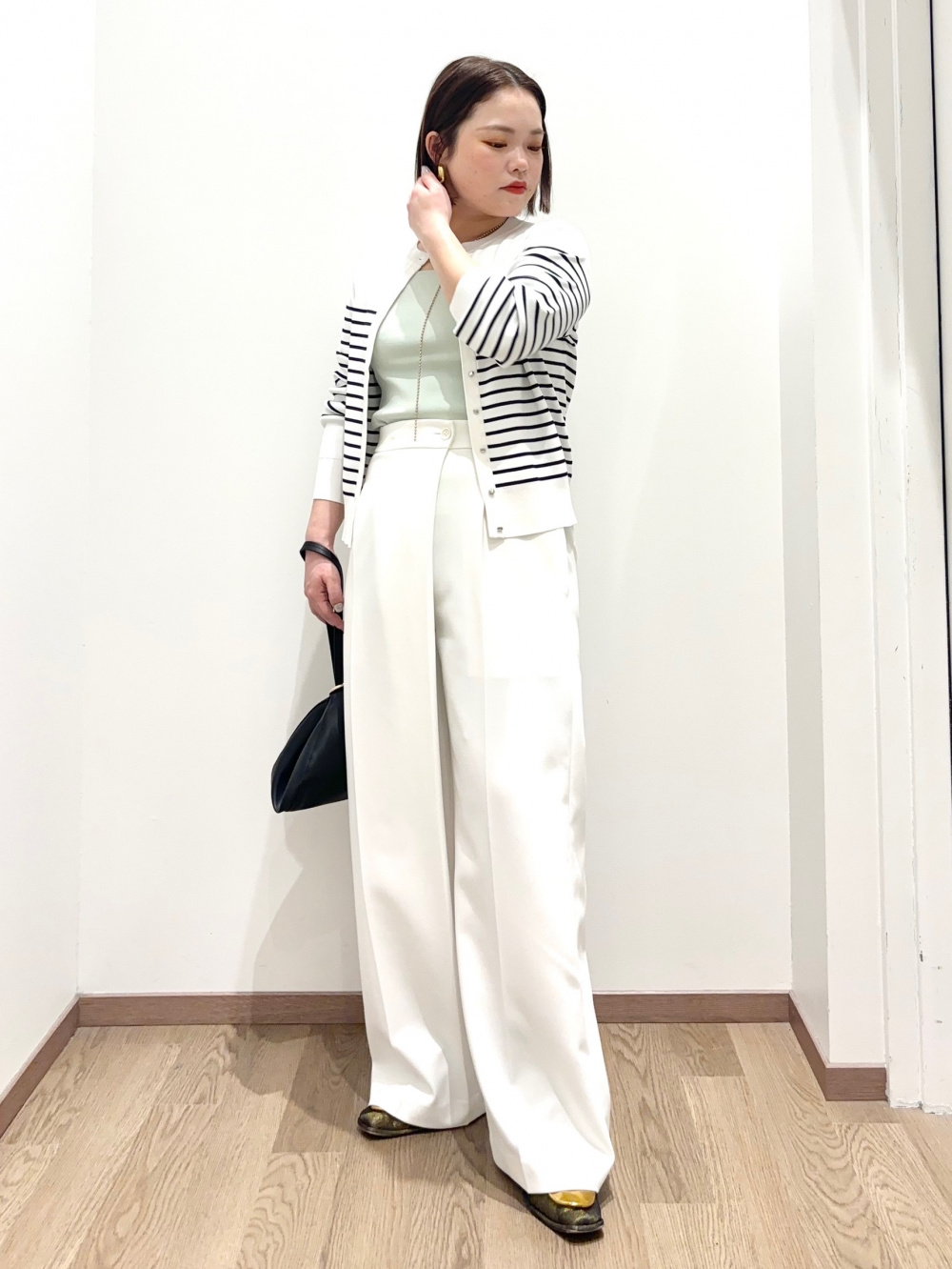 再入荷】シアーボウタイブラウス、ジョーゼットジャージージャンパー