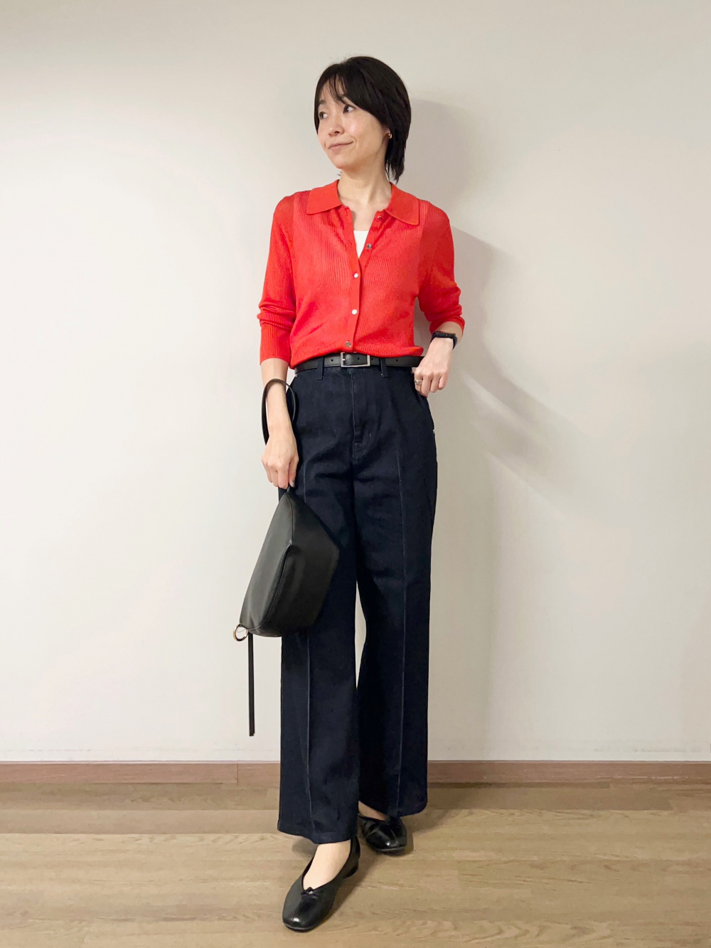 ストレッチツイルベルテッドジレ、ストレッチツイル2タックワイドフル