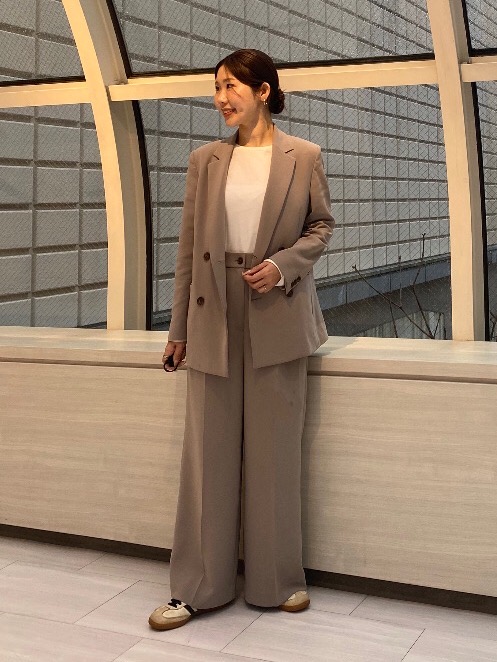 トリアセブレンドダブルジャケット、トリアセブレンド2タックワイド