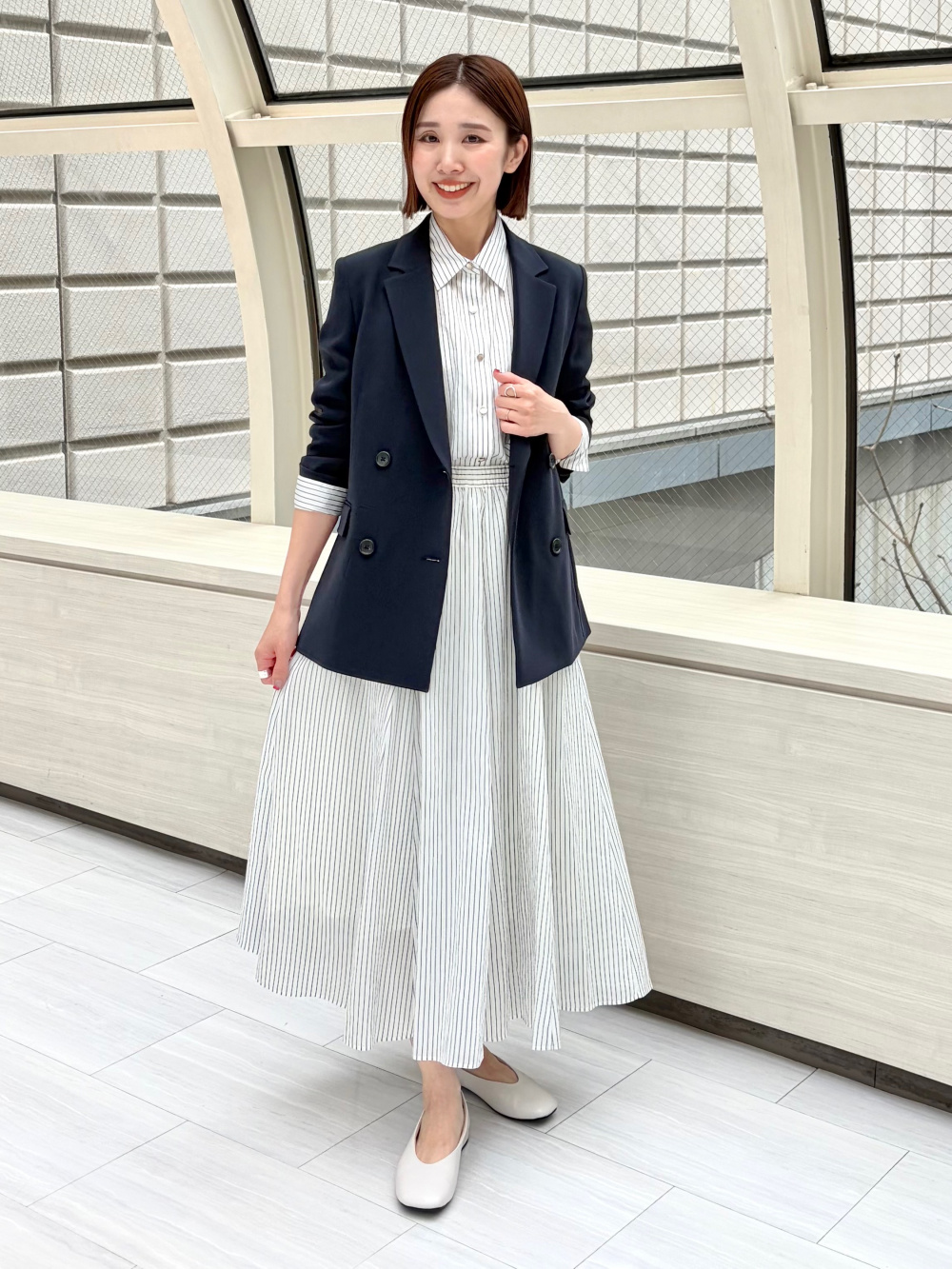 春のジャケットコーデ