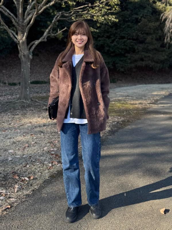 フェザーヤーンニットコート（レディース）の着用コーディネート一覧