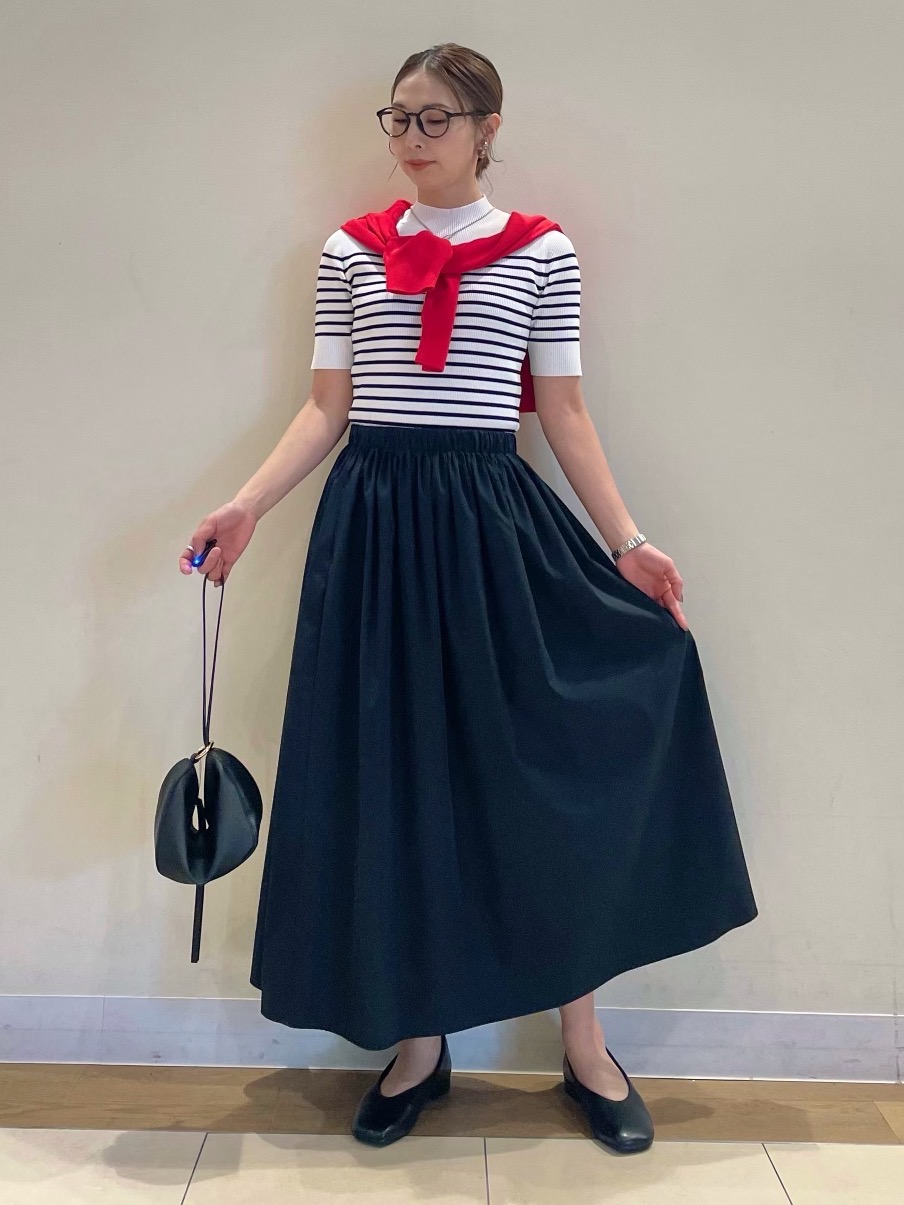 UVカットのカーディガンを使ったコーデ