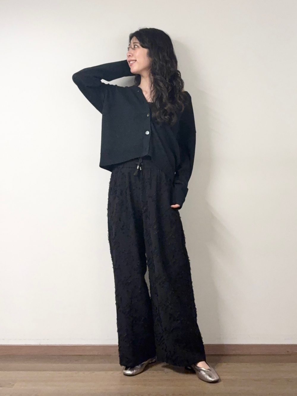 ストレッチツイルベルテッドジレ、ストレッチツイル2タックワイドフル