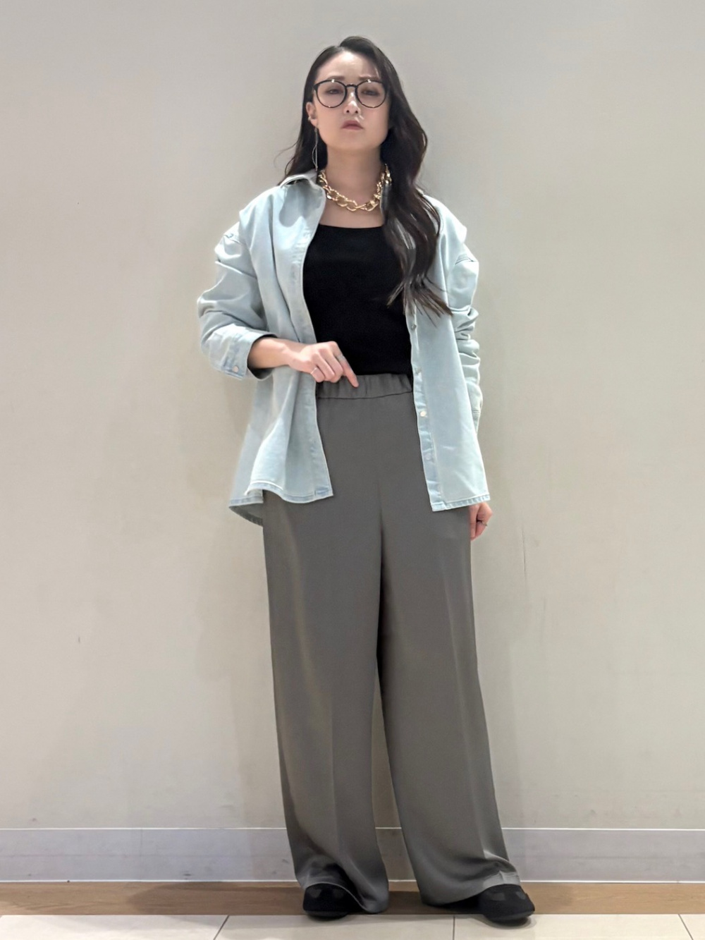 値下げしました】デニムシャツジャケット、【日曜日までお得】UVカット 
