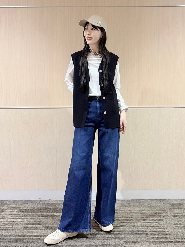 ハイパフォーマンスデニムブルゾン、シェイプリザーブラップパンツの