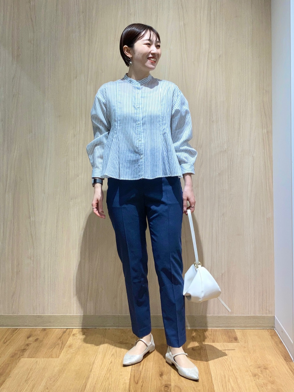 スティックパンツ（リネンブレンド）、リネンブレンドダブルジャケット