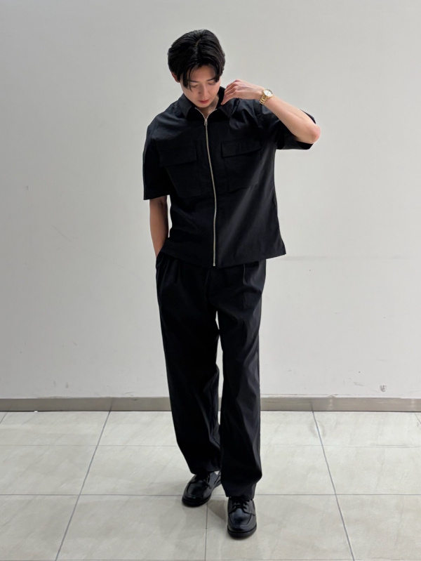 モーションエアーノーカラージャケット、モーションエアーワイドパンツ