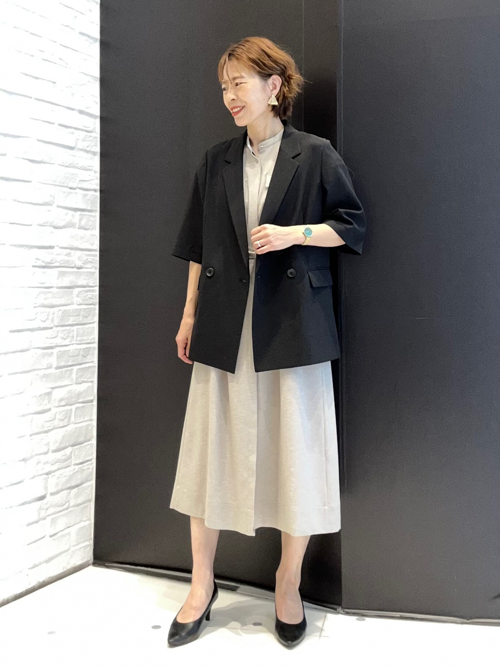 ライトプレミアムオックスハーフスリーブジャケット、【いま売れてます