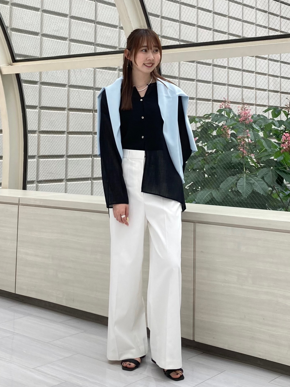 スラブタッチジャージーノースリーブプルオーバー、【感謝祭価格