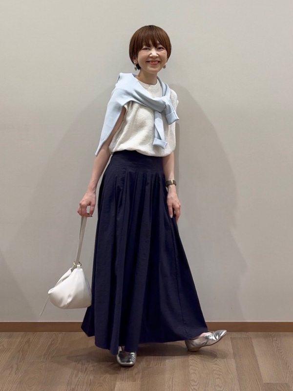 いま売れてます】ハイストレッチナイロンフレアスカート、【7/9(木