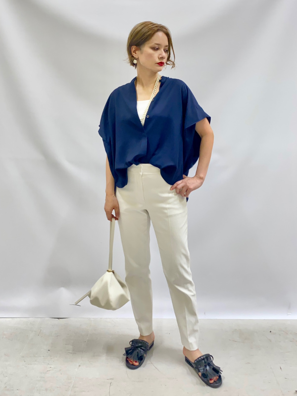 スティックパンツ（リネンブレンド）、リネンブレンドダブルジャケット