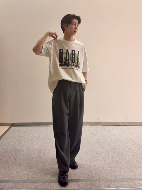 モーションエアーノーカラージャケット、モーションエアーワイドパンツ
