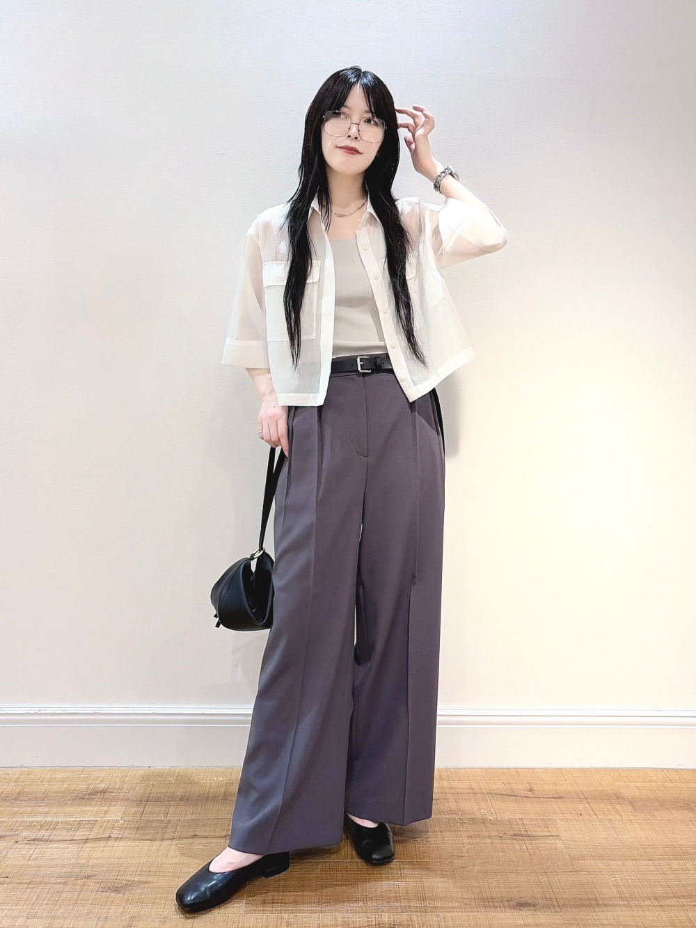 値下げしました】リネンブレンドマーメイドスカート、ポインテッド 