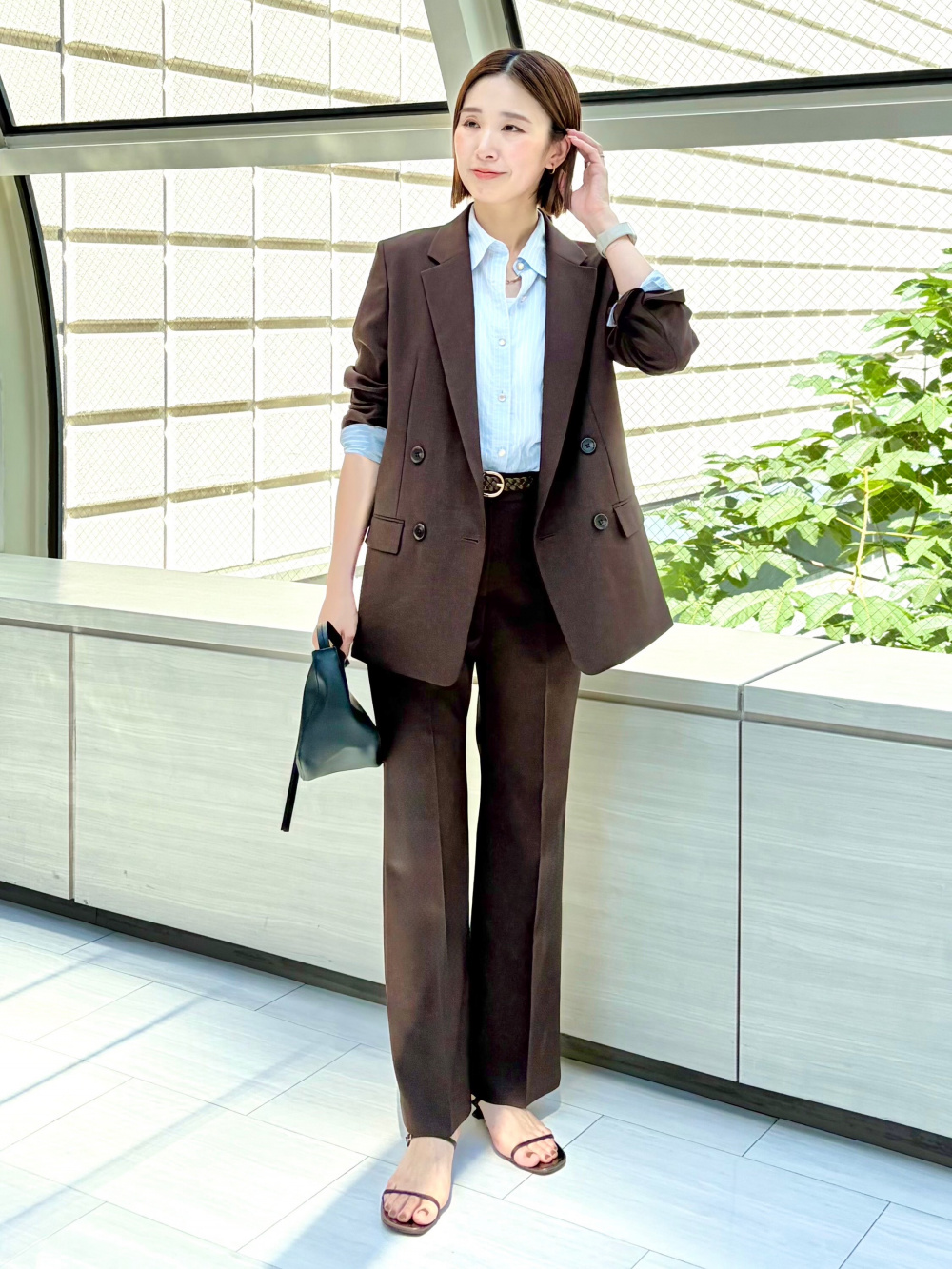 PLST　プレミアムオックス　ジャケット&パンツ　セットアップ レビュー高評価】プレミアムオックスダブルジャケット、プレミアム