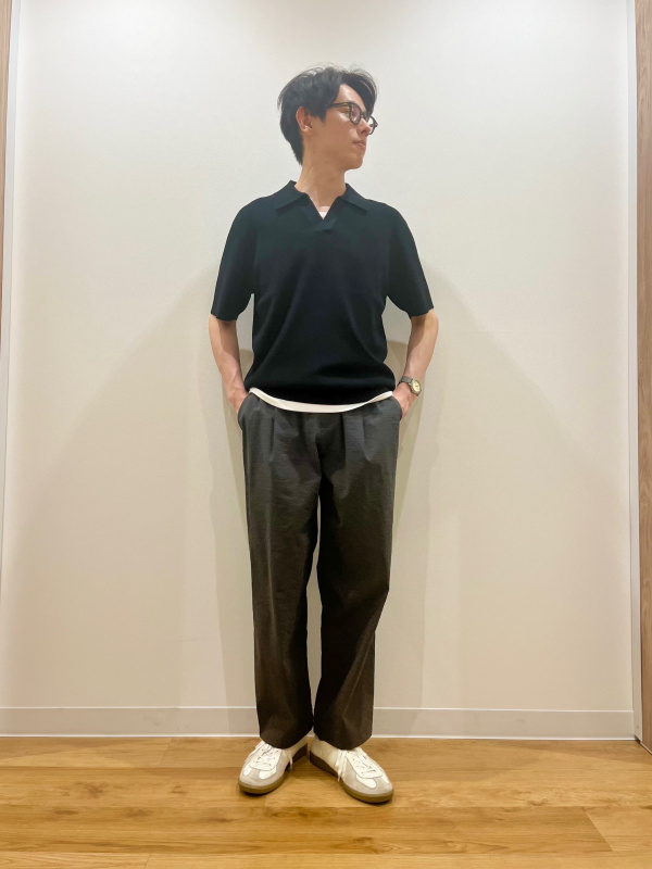 モーションエアーノーカラージャケット、モーションエアーワイドパンツ