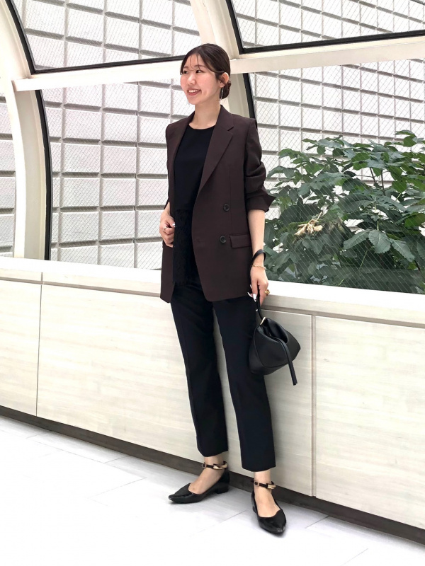スティックパンツ（リネンブレンド）、リネンブレンドダブルジャケット