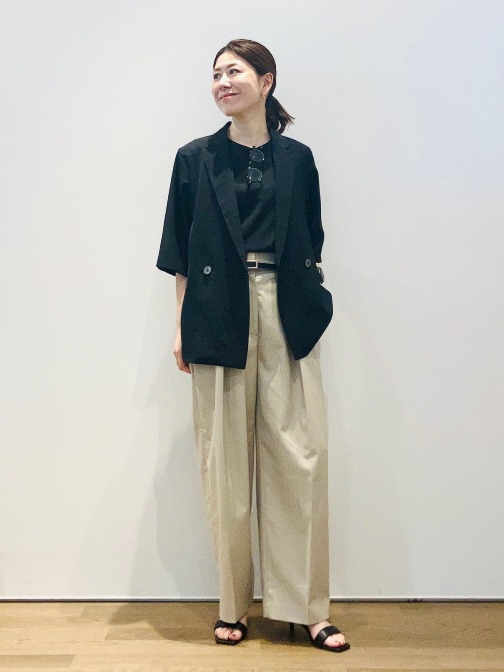 トリアセブレンドカラーレスジャケット、【レビュー高評価】トリアセ