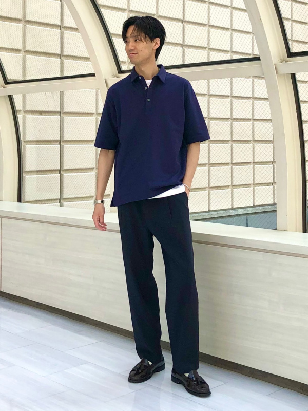日曜日までお得】ストレッチコットンブレンドTシャツ、【値下げしま 
