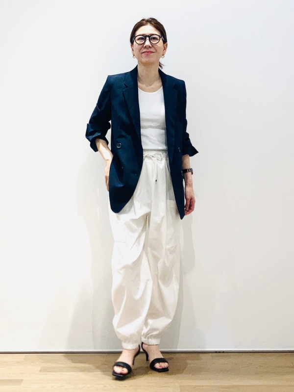 未使用級✨PLST 近年モデル 紺ブレ ダブルジャケット 洗える ネイビー 春夏 7/20(月)までお得】プレミアムオックスダブルジャケット、ハイ