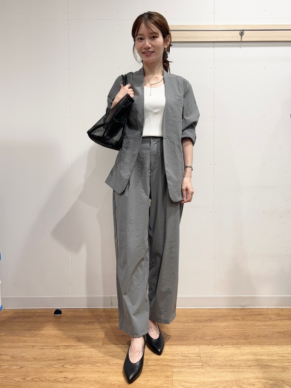 シアージャケット、2023年モデル【丈長め】スティックパンツ（リネン