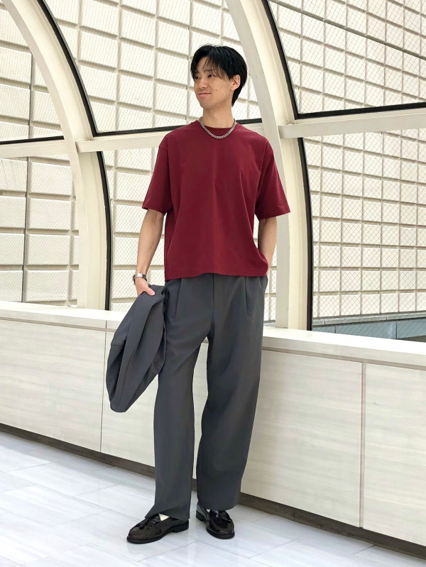 モーションエアーノーカラージャケット、モーションエアーワイドパンツ