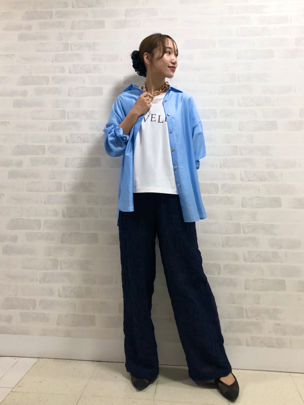 ホールガーメント®ペプラム半袖カーディガン、ボリュームチェーン