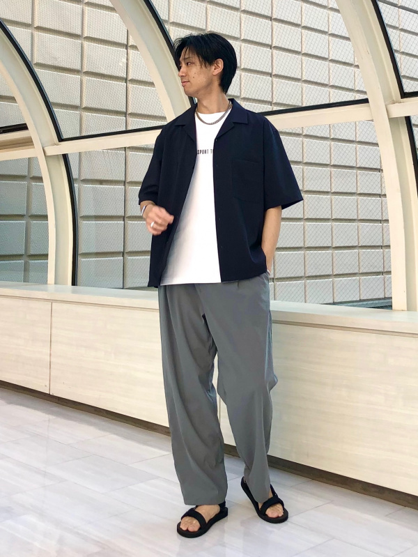 モーションエアーノーカラージャケット、モーションエアーワイドパンツ