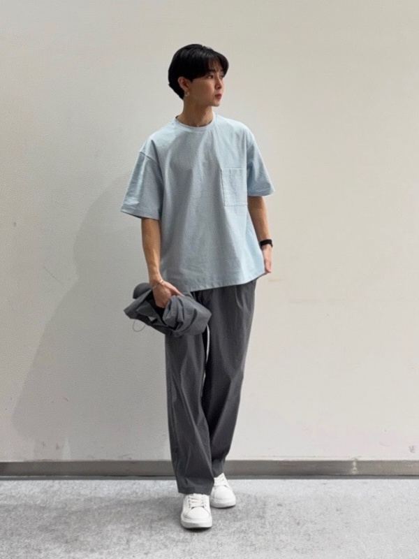 モーションエアーノーカラージャケット、モーションエアーワイドパンツ