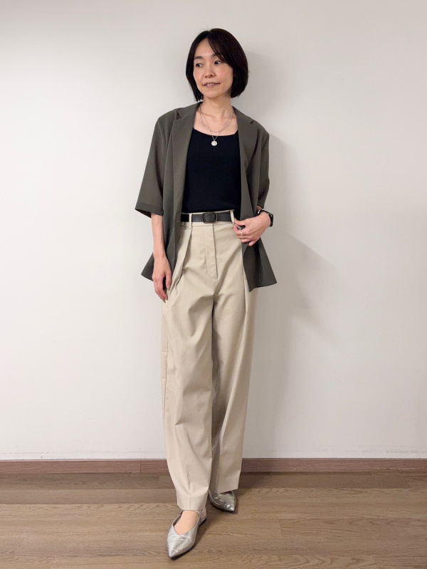 いま売れてます】シアーハーフスリーブジャケット、シアージャカード