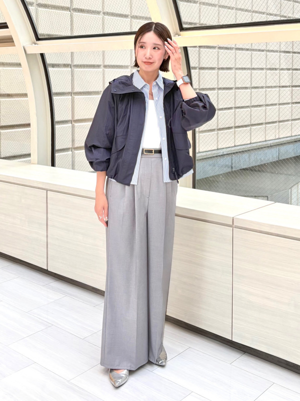 ライトプレミアムオックスハーフスリーブジャケット、ハイストレッチ
