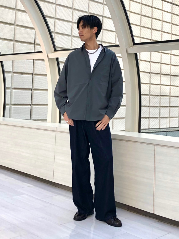 レビュー高評価】レーヨンブレンドワイドパンツ、ストレッチコットン