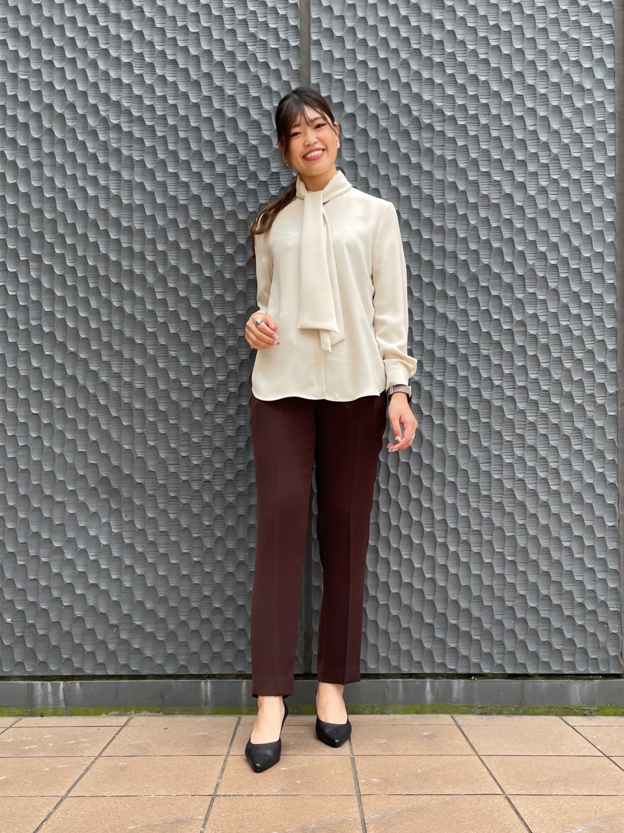 Theory ベージュ パンツスーツ wnc セオリーリュクス theory luxe パンツスーツ ベージュ