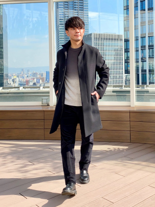 Theory BELVIN SP RF A スタンドカラーコート Theory BELVIN SP RF A スタンドカラーコート