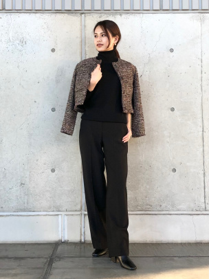 Autumn Tweed SH Crop JKT T | WOMEN（レディース）｜Theory 公式通販