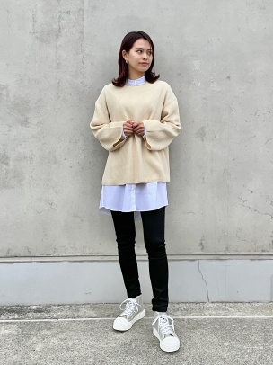 セオリー☆ Clean Cottoncash Open Neck LS PO | legaleagle.co.nz