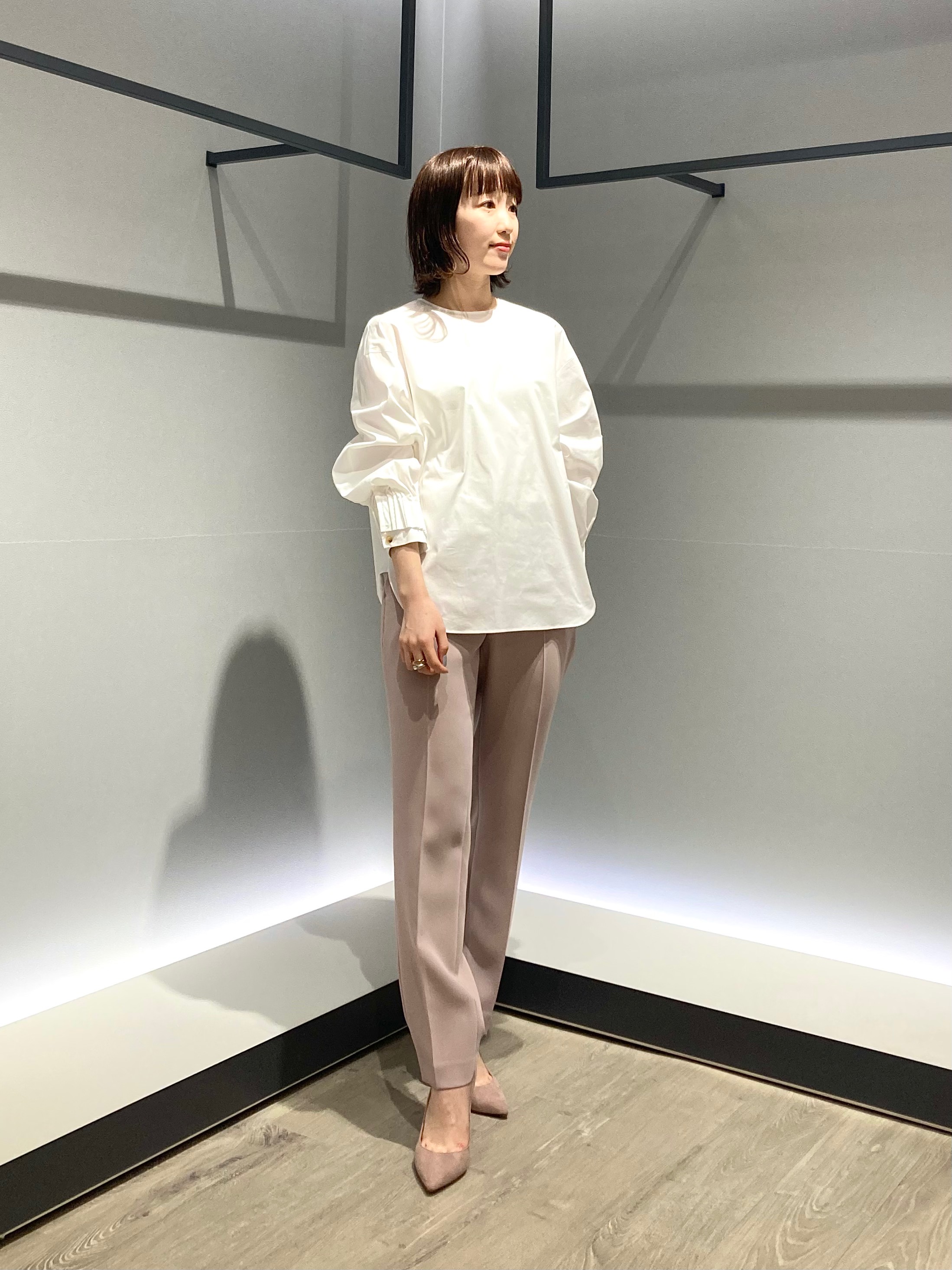 【2枚セット】①グレー系と②ネイビー系　セオリー　プルオンパンツ　細身　スリム osharewalker スキニー パンツ レギンスパンツ メンズ ボトムス