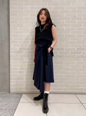 Dry Cotton 2 Mix Stitch Shell | WOMEN（レディース）｜Theory 公式