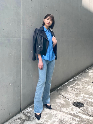 Sleek Leather Moto JKT | WOMEN（レディース）｜Theory 公式通販サイト