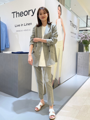 一部店舗限定 Sharkskin Crunch Fitted DB JKT | WOMEN（レディース