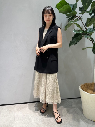 Dry Crepe Fitted DB Vest | WOMEN（レディース）｜Theory 公式通販サイト