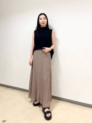 Airy GGT Asym Drape SKT B | WOMEN（レディース）｜Theory 公式通販サイト